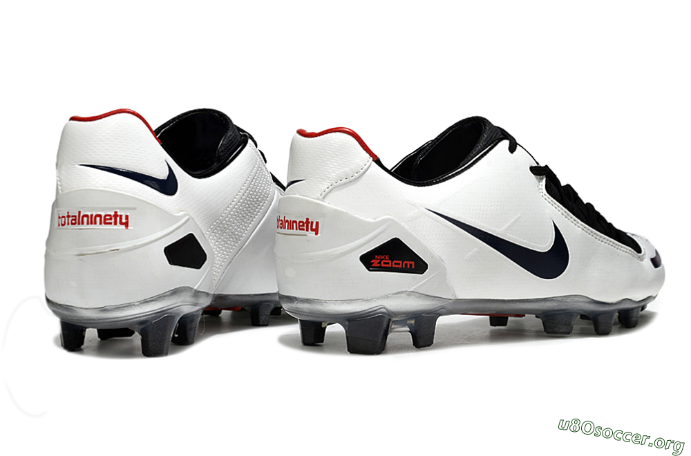Nike Air Zoom Total 90 Laser FG Football Boots - White/Black/Red 6