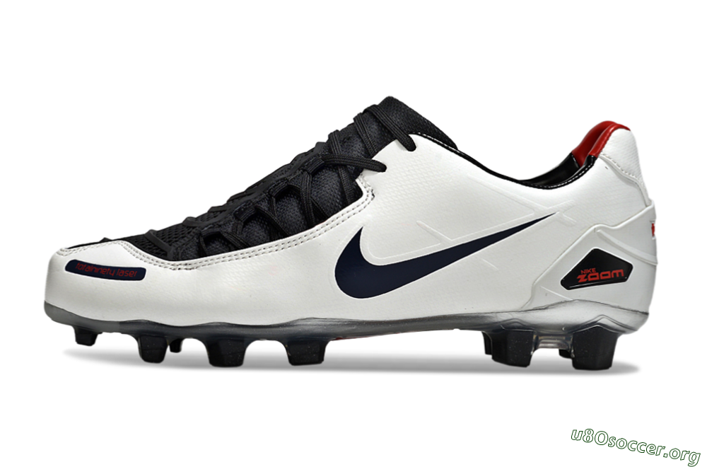Nike Air Zoom Total 90 Laser FG Football Boots - White/Black/Red 3