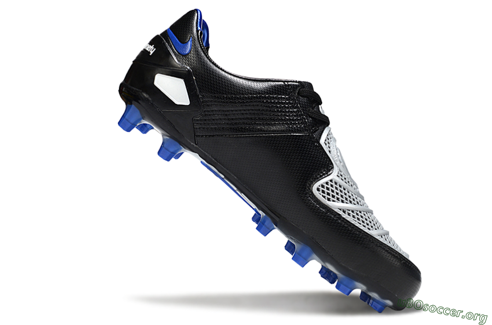 Nike Air Zoom Total 90 Laser FG Football Boots - Black/White/Blue 4