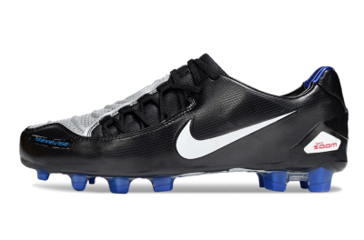 Nike Air Zoom Total 90 Laser FG Football Boots - Black/White/Blue