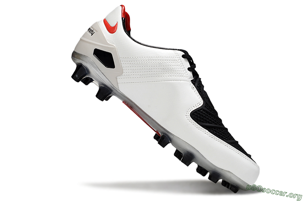 Nike Air Zoom Total 90 III FG Football Boots - White/Red/Black 4