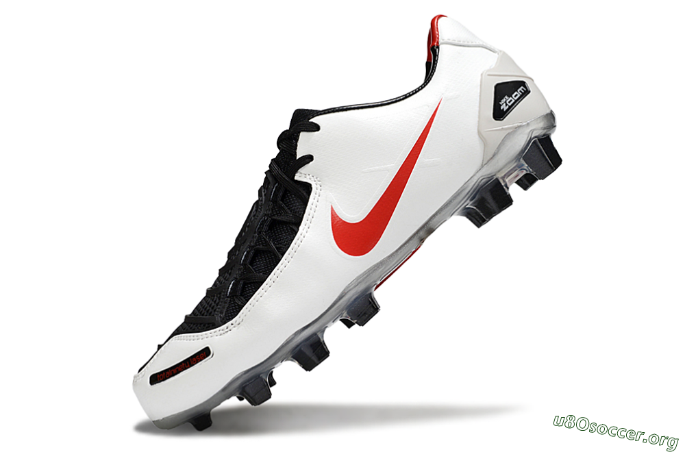 Nike Air Zoom Total 90 III FG Football Boots - White/Red/Black 5