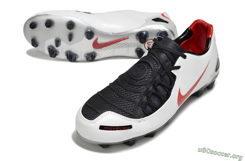 Nike Air Zoom Total 90 III FG Football Boots - White/Red/Black 0
