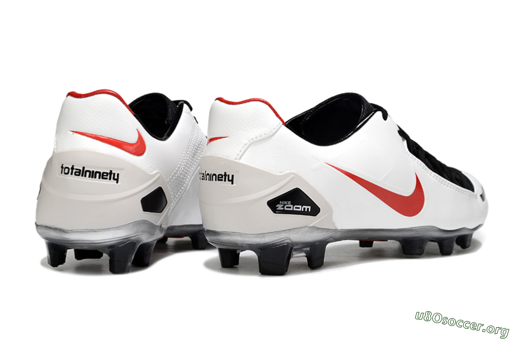 Nike Air Zoom Total 90 III FG Football Boots - White/Red/Black 6