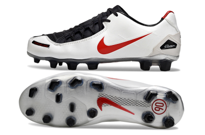 Nike Air Zoom Total 90 III FG Football Boots - White/Red/Black
