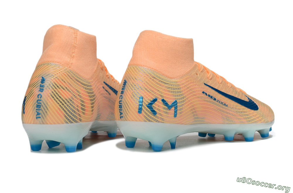 Nike Air Zoom Mercurial Superfly 10 Elite AG Football Boots - Pink/Blue/Whtie 6