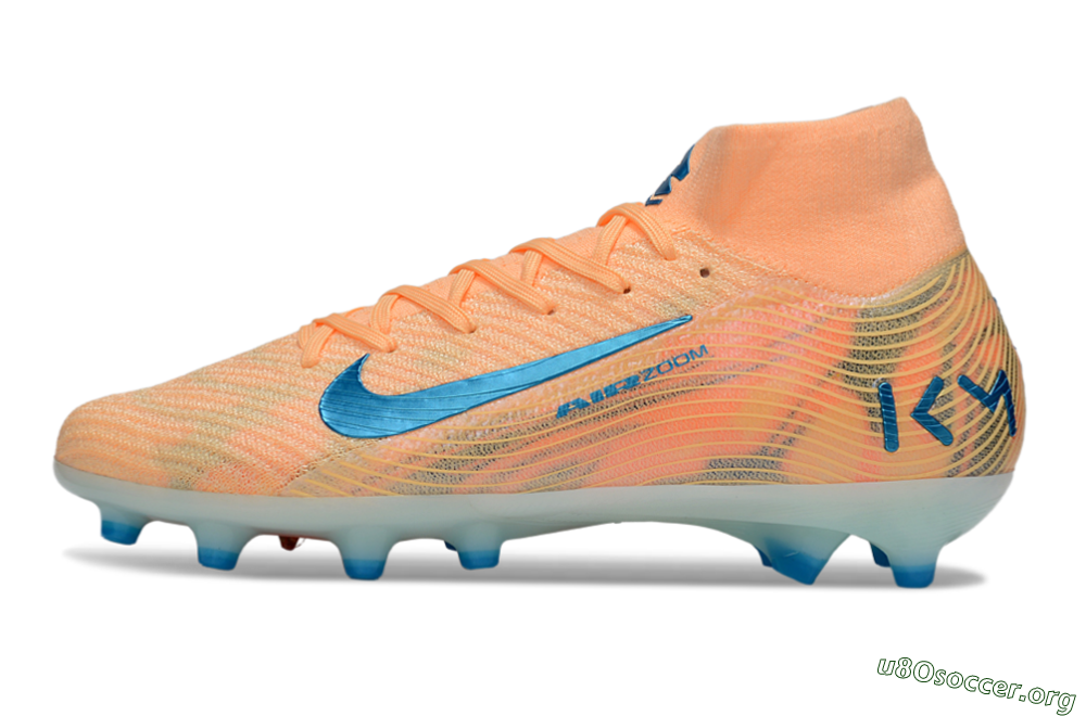 Nike Air Zoom Mercurial Superfly 10 Elite AG Football Boots - Pink/Blue/Whtie 3