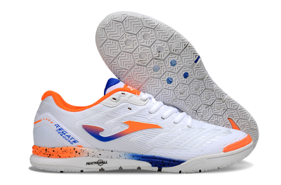 Joma Top Flex IC Football Shoes - White/Blue/Red
