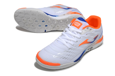 Joma Top Flex IC Football Shoes - White/Blue/Red