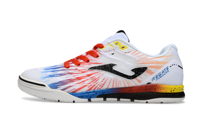 Joma Top Flex IC Football Shoes - White/Black/Red
