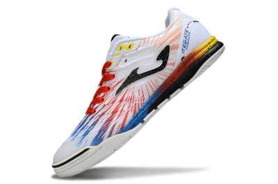 Joma Top Flex IC Football Shoes - White/Black/Red