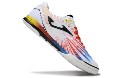 Joma Top Flex IC Football Shoes - White/Black/Red