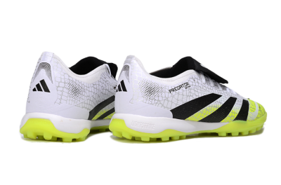 Adidas Predator League Foldover Tongue TF Football Shoes - White/Black/Yellow