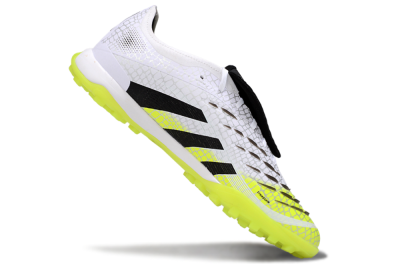 Adidas Predator League Foldover Tongue TF Football Shoes - White/Black/Yellow