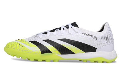 Adidas Predator 25 Elite TF Football Shoes - White/Black/Yellow