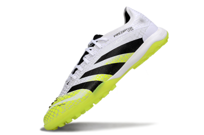 Adidas Predator 25 Elite TF Football Shoes - White/Black/Yellow