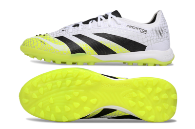 Adidas Predator 25 Elite TF Football Shoes - White/Black/Yellow
