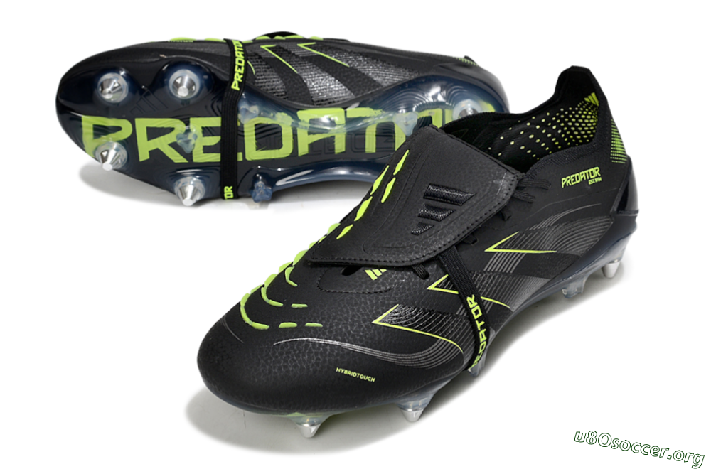Adidas Predator 25 Elite Foldover Tongue SG Football Boots - Black/Silver/Yellow 0