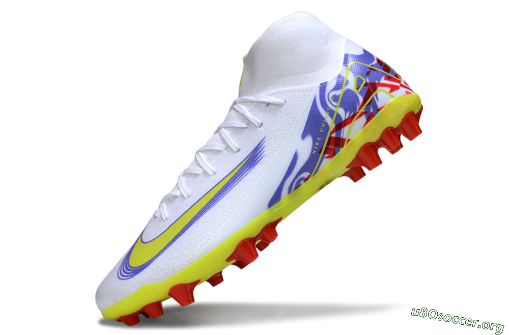 Nike Air Zoom Mercurial Superfly 10 Academy AG Football Boots - White/Purple/Yellow 5