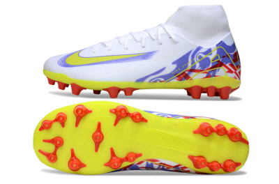 Nike Air Zoom Mercurial Superfly 10 Academy AG Football Boots - White/Purple/Yellow