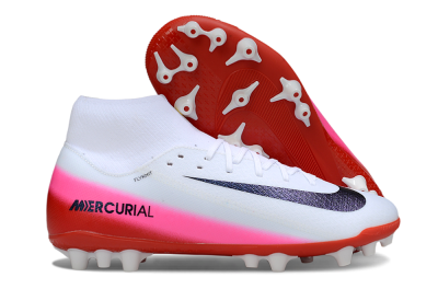 Nike Air Zoom Mercurial Superfly 10 Academy AG Football Boots - White/Black/Pink
