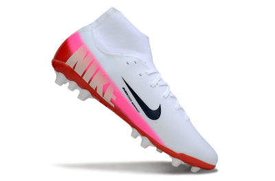 Nike Air Zoom Mercurial Superfly 10 Academy AG Football Boots - White/Black/Pink