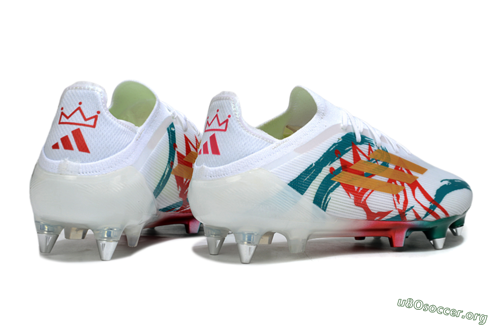 Adidas F50 Elite SG Football Boots - White/Green/Gold/Red 6