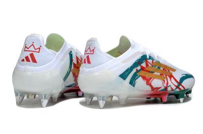Adidas F50 Elite SG Football Boots - White/Green/Gold/Red