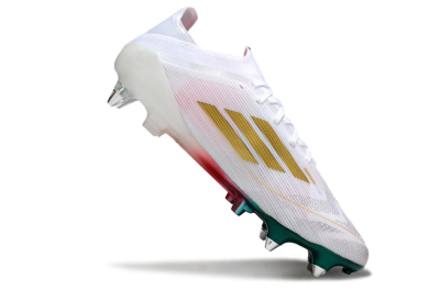 Adidas F50 Elite SG Football Boots - White/Green/Gold/Red