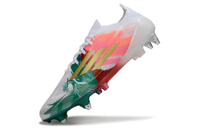 Adidas F50 Elite SG Football Boots - White/Green/Gold/Red