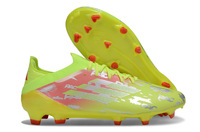 Adidas F50 Elite FG Football Boots - Yellow/Silver/Red
