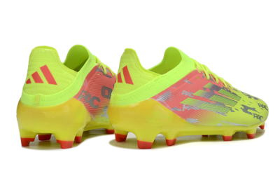 Adidas F50 Elite FG Football Boots - Yellow/Silver/Red