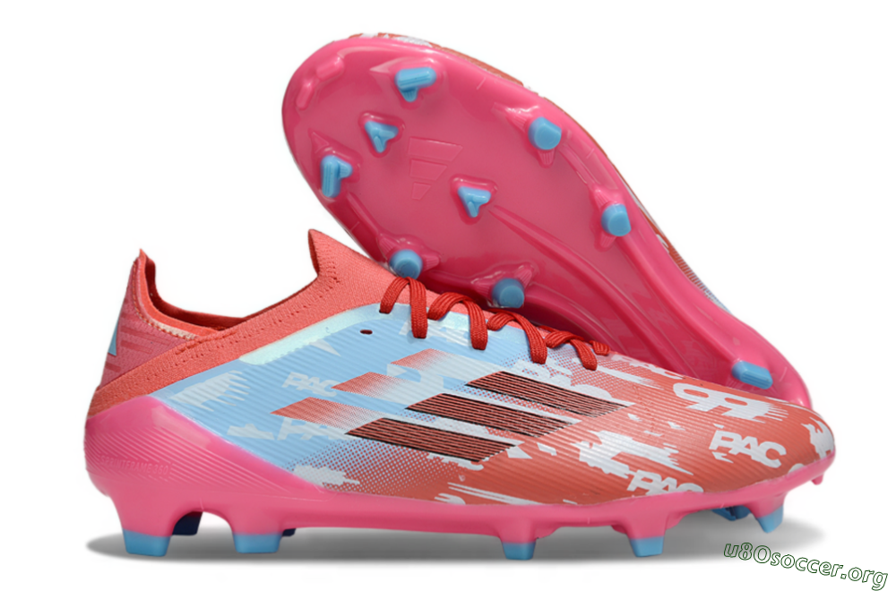 Adidas F50 Elite FG Football Boots - Red/Blue/Pink 2