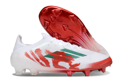 Adidas F50 Elite FG Football Boots - White/Green/Red