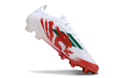 Adidas F50 Elite FG Football Boots - White/Green/Red