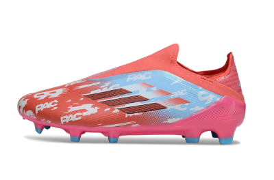 Adidas F50 Elite Laceless FG Football Boots - Red/Blue/Pink