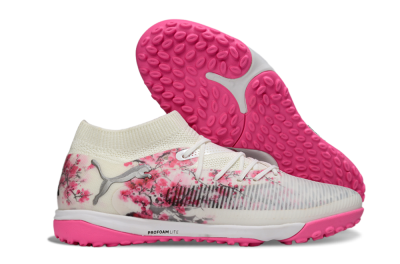 Puma Future 8 Ultimate TF Football Shoes - White/Black/Pink