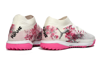 Puma Future 8 Ultimate TF Football Shoes - White/Black/Pink