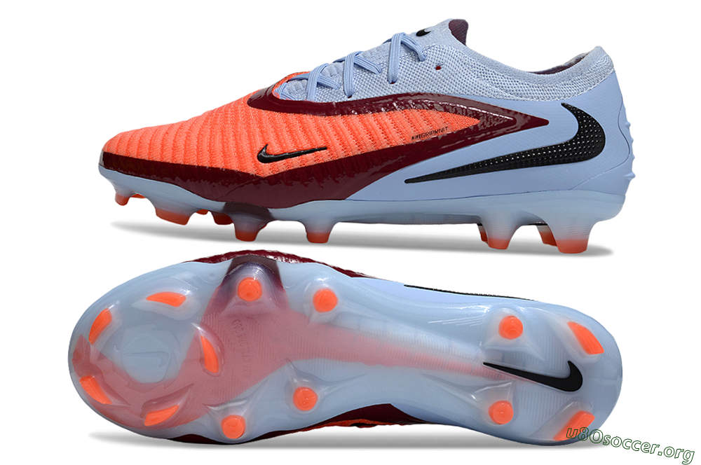 Nike Phantom 6 Elite Low FG Football Boots - Red/Jade/Black 1