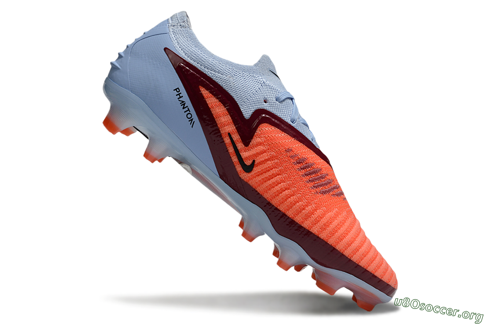 Nike Phantom 6 Elite Low FG Football Boots - Red/Jade/Black 4