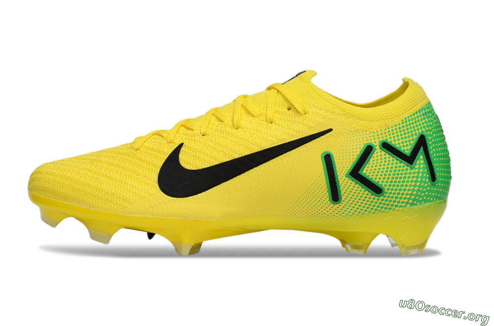 Nike Air Zoom Mercurial Vapor 16 Elite FG Football Boots - Yellow/Black/Green 3