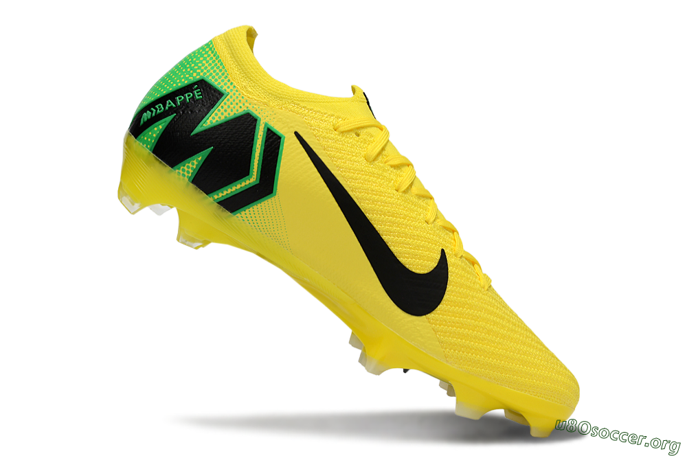 Nike Air Zoom Mercurial Vapor 16 Elite FG Football Boots - Yellow/Black/Green 4