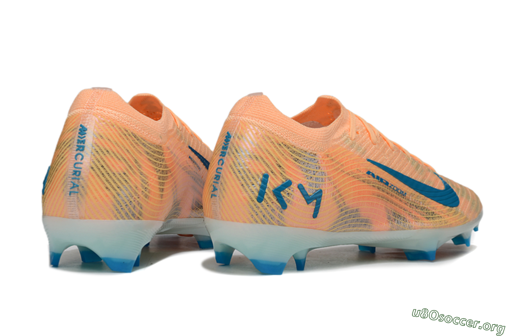 Nike Air Zoom Mercurial Vapor 16 Elite FG Football Boots - Pink/Blue/Yellow 6