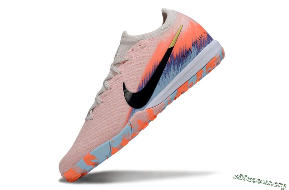 Nike Air Zoom Mercurial Vapor 16 Elite TF Football Shoes - Pink/Black/Gold 5
