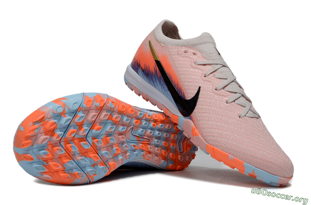 Nike Air Zoom Mercurial Vapor 16 Elite TF Football Shoes - Pink/Black/Gold 1