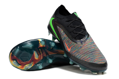 Nike Phantom 6 Elite Low FG Football Boots - Black/Yellow/Red