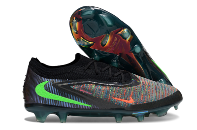 Nike Phantom 6 Elite Low FG Football Boots - Black/Yellow/Red