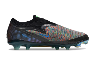 Nike Phantom 6 Elite Low FG Football Boots - Black/Yellow/Red