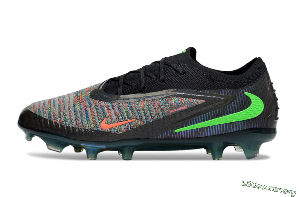 Nike Phantom 6 Elite Low FG Football Boots - Black/Yellow/Red 3