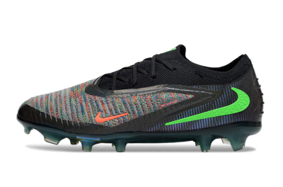 Nike Phantom 6 Elite Low FG Football Boots - Black/Yellow/Red
